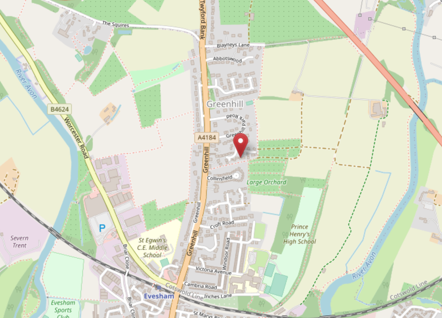 Location of DiscoverAT in Evesham